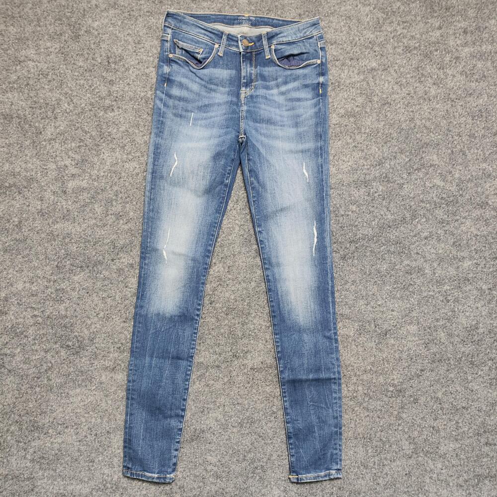 Tommy Hilfiger Jegging Jeans Womens 27/32 Medium Wash Blue Mid Rise Denim